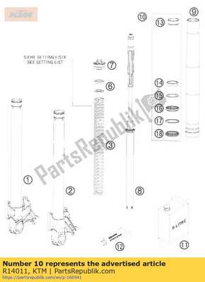 Repair-kit gasket 05 R14011 KTM