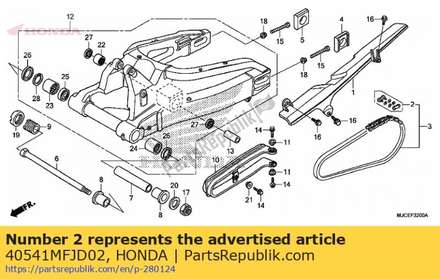 Joint set, drive chain (rk excel) 40541MFJD02 Honda
