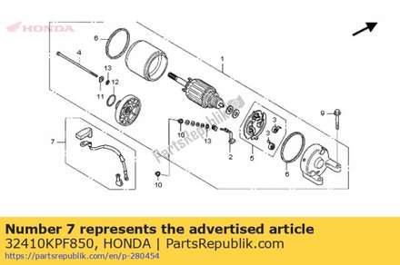 Cable, starting motor 32410KPF850 Honda