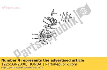 Pakking, cilinderkop 12251GN2000 Honda