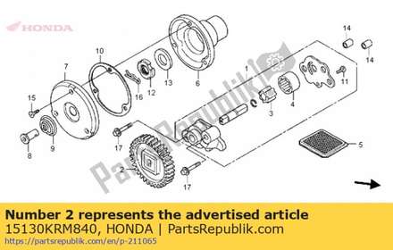 Gear comp,oil pum 15130KRM840 Honda