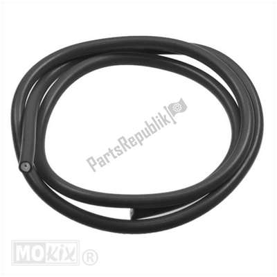 Bougie kabel 5mm zwart per meter 6235 Mokix