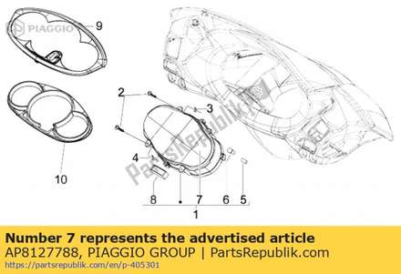 Dashboardvenster AP8127788 Piaggio Group