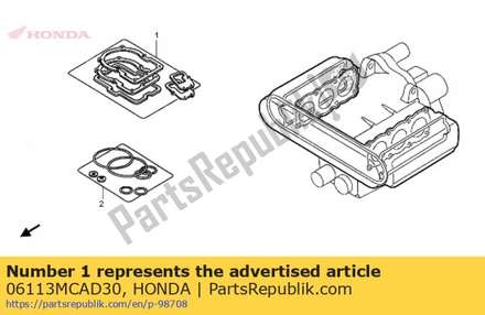 Gasket sheet kit a (component parts) 06113MCAD30 Honda