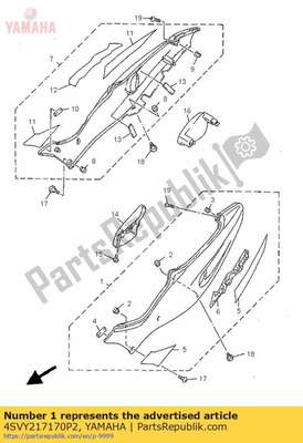 Cover, side 1 4SVY217170P2 Yamaha