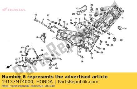 Guide,r.radiator 19137MT4000 Honda