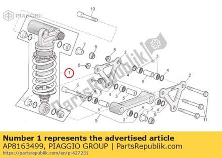 Stoßdämpfer AP8163499 Piaggio Group