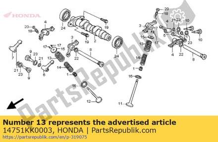 Spring, valve outer 14751KK0003 Honda