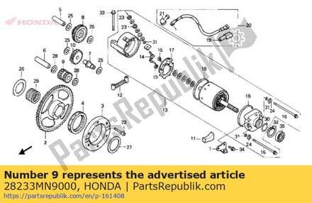 Gear a, idle (13t/14t) 28233MN9000 Honda