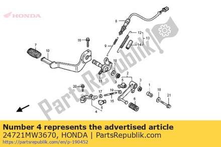 Arm comp., change 24721MW3670 Honda