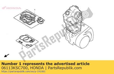 Gasket sheet kit a 06113KSC700 Honda