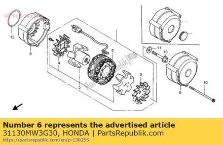 Cover comp. a, a.c. generator 31130MW3G30 Honda