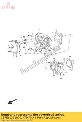 Guide, intake valve 1S7E11331000 Yamaha
