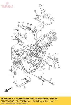 Engine bracket comp. 5UX214000100 Yamaha