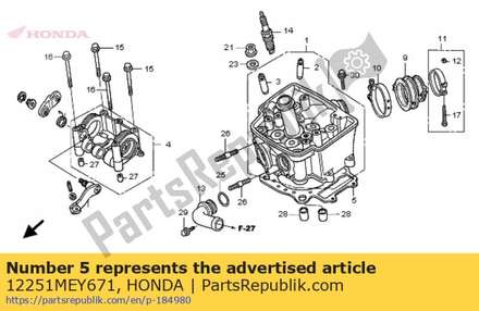 Gasket, cylinder head 12251MEY671 Honda