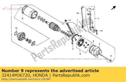 Cover a, magnetic switch 32414MJ6720 Honda