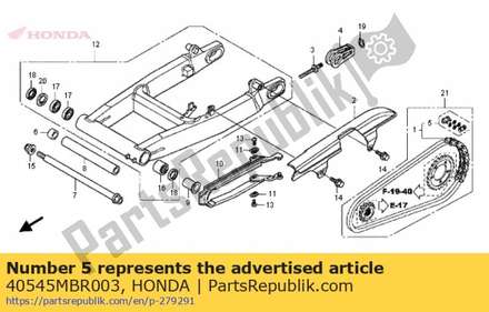 Joint, drive chain(daido) 40545MBR003 Honda