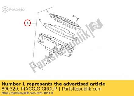 Dashboard 890320 Piaggio Group