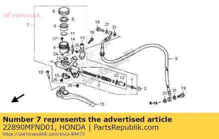 Cylinder sub assy., clutch master 22890MFND01 Honda