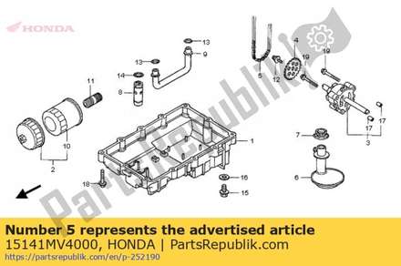 Chain, oil pump (48l) 15141MV4000 Honda
