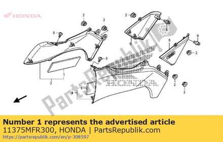 Mat, l. rr. cover 11375MFR300 Honda