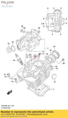 Guide,valve 1111505270 Suzuki