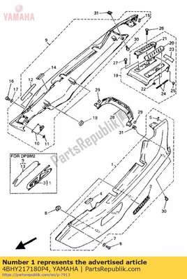 Cover, side 1 4BHY217180P4 Yamaha