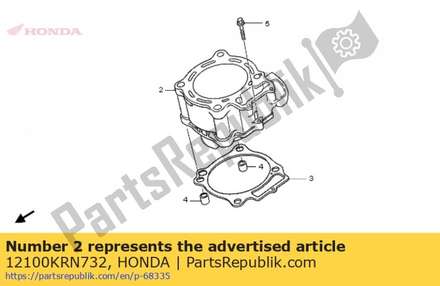 Cylinder 12100KRN732 Honda