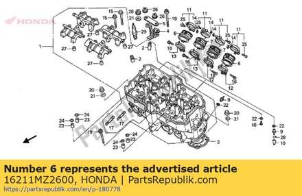 Insulator a, carburetor 16211MZ2600 Honda