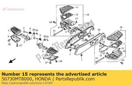 Holder assy., r. step 50730MT8000 Honda