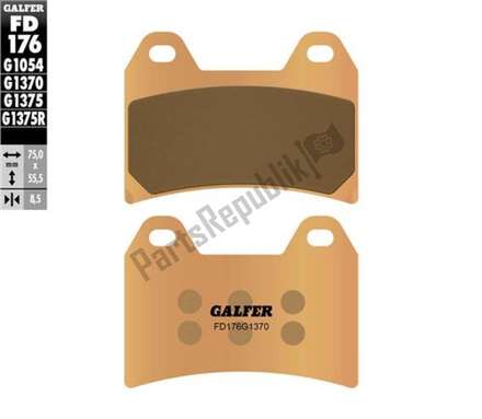 Hh sintered brake pads FD176G1370 Galfer