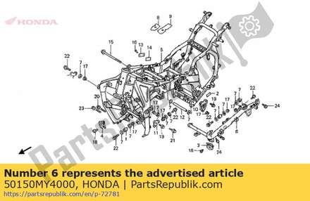Sub frame comp. 50150MY4000 Honda