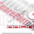 Sticker links "aprilia racing" B043703 Piaggio Group