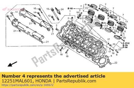 Gasket, cylinder head 12251MAL601 Honda