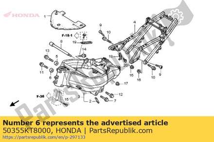 Collar, rr. engine hanger 50355KT8000 Honda