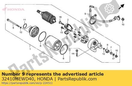 Cable, starter motor 32410MEWD40 Honda