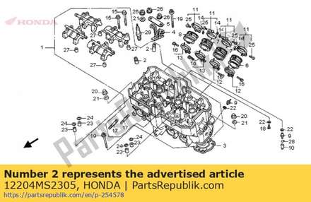 Guide, valve (os) 12204MS2305 Honda