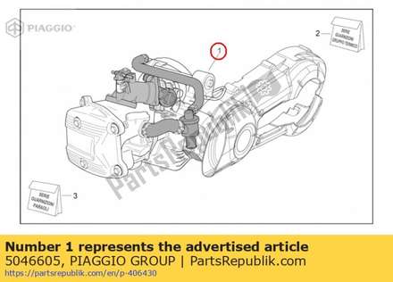 Motor 500 cc. 5046605 Piaggio Group