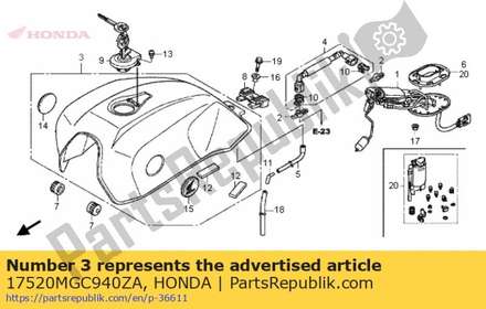 Set illust*type1* 17520MGC940ZA Honda