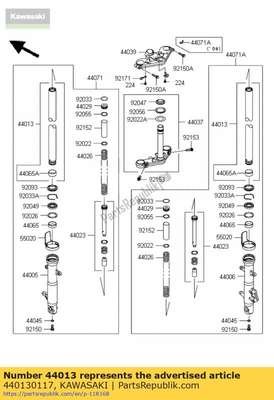 Pipe-fork inner 440130117 Kawasaki