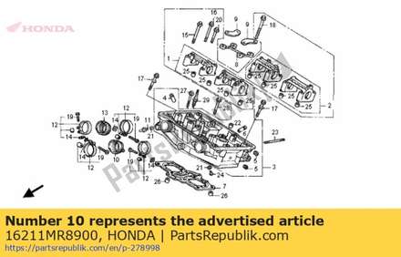 Insulator a, carburetor 16211MR8900 Honda