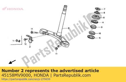 Guide, brake hose 45158MV9000 Honda