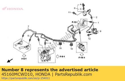 Joint assy,brake 45160MCWD10 Honda