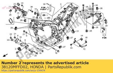 Horn comp. (low) (mitsuba 38120MFFD02 Honda