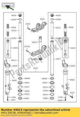 Pipe-fork inner 440130038 Kawasaki