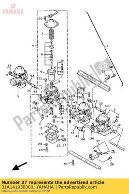 Throttle screw set 31A141030000 Yamaha