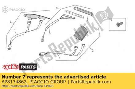 Pin AP8134862 Piaggio Group