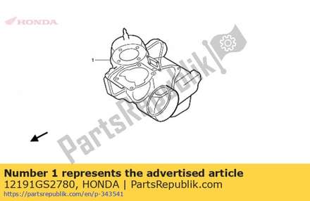 Gasket, cylinder 12191GS2780 Honda