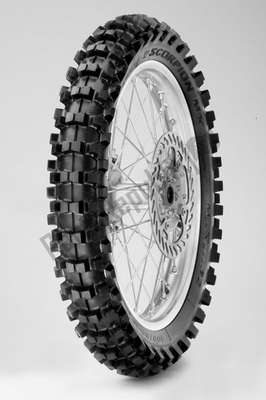 Scorpion mx32 mid-soft rear tire, 110/90-19 1662700 Pirelli