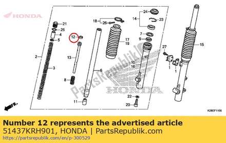 Ring, piston 51437KRH901 Honda